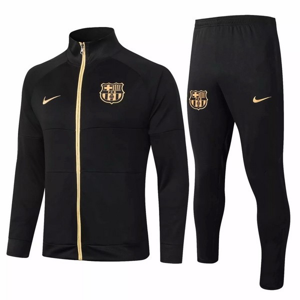 Chandal Barcelona 2020-2021 Negro Oro